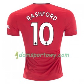 Koszulka Manchester United Marcus Rashford 10 Domowe Koszulki Piłkarskie 2019-2020 Krótki Rękaw